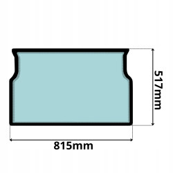 SZYBA PRZEDNIA DOLNA JCB 8040 8045 8050 8055 8065 (0287)-SITODRUK