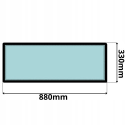 SZYBA DACHOWA HITACHI SERIA ZX (K-0035)-SITODRUK