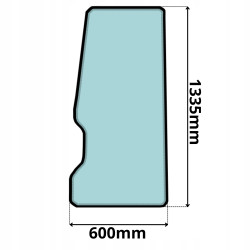 SZYBA LEWA DRZWI JCB (0389)-SITODRUK
