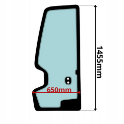 SZYBA LEWA DRZWI TAKEUCHI TB (0412)-SITODRUK