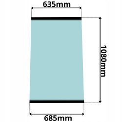 SZYBA PRZEDNIA LIEBHERR (0427)-SITODRUK