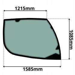 SZYBA PRAWA BOCZNA LIEBHERR (0463)-SITODRUK