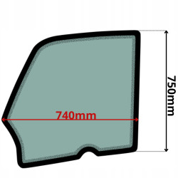 SZYBA LEWA DRZWI JCB TLT HL (0573)-SITODRUK