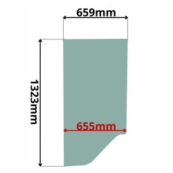 SZYBA DRZWI LEWA VOLVO (G-0144)