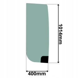 SZYBA LEWA ZA DRZWIAMI LIEBHERR (5016)-SITODRUK