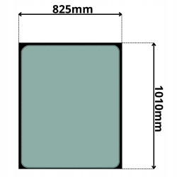 SZYBA PRZEDNIA KOMATSU PW PC (0618)-SITODRUK