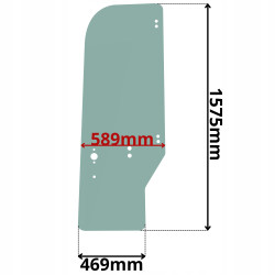 SZYBA DRZWI CASE KOBELCO NEW HOLLAND (G-0223)