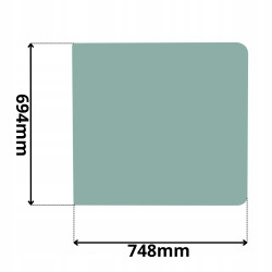 SZYBA TYLNA TYŁ KUBOTA (G-0246)