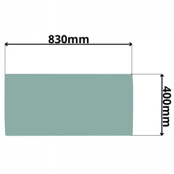 SZYBA PRZEDNIA DOLNA CAT (K-0120)