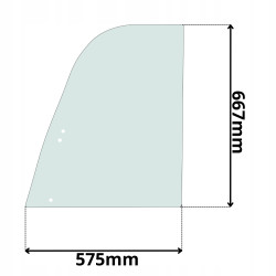 SZYBA LEWA PRAWA DRZWI GÓRNA PRZESUWANA HANGCHA CPQD HENMAR (K-0276)