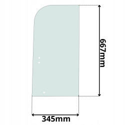 SZYBA LEWA PRAWA DRZWI GÓRNA PRZESUWANA HANGCHA CPQD HENMAR (K-0045)