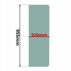 SZYBA LEWA BOCZNA ZA DRZWIAMI TAKEUCHI (K-0021)