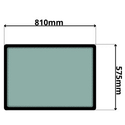 SZYBA TYŁ KOMATSU (K-0184)-SITODRUK
