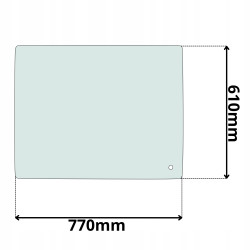 SZYBA TYLNA WACKER NEUSON CAT (K-0257)