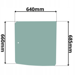 SZYBA TYLNA LEWA MERLO PANORAMIC (K-0259)