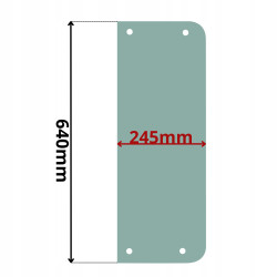 SZYBA TYLNA PRAWA MERLO PANORAMIC (K-0472)