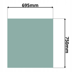 SZYBA TYLNA BOBCAT DOOSAN (K-0592)