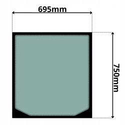 SZYBA TYLNA BOBCAT DOOSAN (K-0592)-SITODRUK