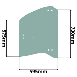 SZYBA DRZWI BOCZNA LEWA CASE FARMLIFT 525 NEW HOLLAND LM (0061)