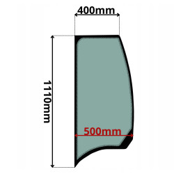 SZYBA LEWA BOCZNA YANMAR SERIA SK SV (0068)-SITODRUK