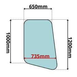 SZYBA BOCZNA PRAWA ATLAS 1304 1404 1604 1704 1804 (0048)