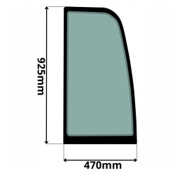 SZYBA LEWA BOCZNA ZA DRZWIAMI JCB (0488)-SITODRUK