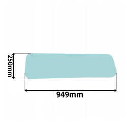 SZYBA BOCZNA BOK DRZWI DOLNA WIDLAK KABINA HENMAR (5179)