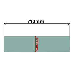 SZYBA DACHOWA KOMATSU WB91-5-WB156-5 WB93-8-WB97-8 (0060Z)