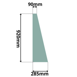 SZYBA PRZEDNIA LEWA, PRAWA CLAAS RANGER (0002Z)