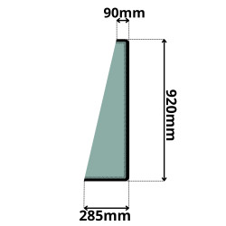 SZYBA PRZEDNIA LEWA CLAAS RANGER (0002Z)-SITODRUK