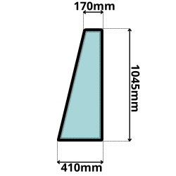 SZYBA PRZEDNIA LEWA JCB (0103Z)-SITODRUK
