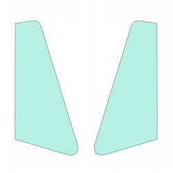 SZYBA LEWA/PRAWA TYLNA BOCZNA NAROŻNA CAT 416-446 416B-446B (0431)