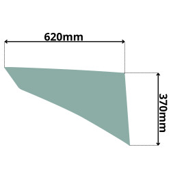 SZYBA PRAWA DOLNA BOBCAT, DOOSAN (K-0032)