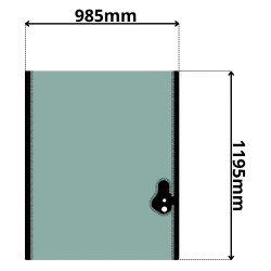 SZYBA TYLNA MECALAC TEREX TLB (K-0575)-SITODRUK