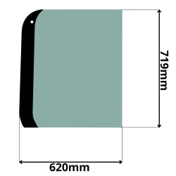 SZYBA PRAWA TYLNA BOCZNA VOLVO (G-0228)-SITODRUK