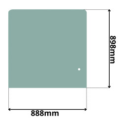 SZYBA CZOŁOWA PRZEDNIA TAKEUCHI TB (0653)