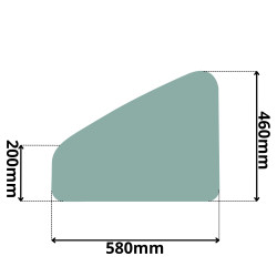 SZYBA DRZWI DOLNA DOOSAN BOBCAT (G-0289)