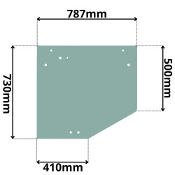 SZYBA TYŁ TYLNA MANITOU MRT MLT (G-0161)