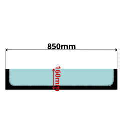 SZYBA TYLNA TYŁ DOLNA CAT (0032Z)-SITODRUK