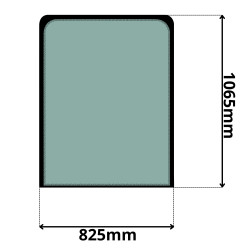 SZYBA PRZEDNIA GÓRNA HYUNDAI HW, HX (G-0708)-SITODRUK