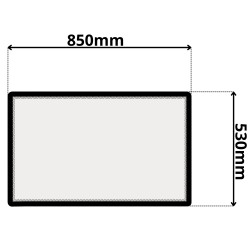 SZYBA TYLNA TYŁ CAT (G-0068)-SITODRUK