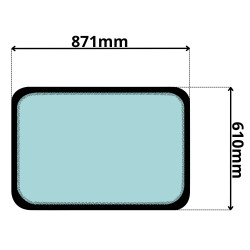 SZYBA TYLNA VOLVO EC, PEL JOB EB (G-0053)-SITODRUK