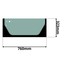 SZYBA CZOŁOWA DOLNA BOBCAT (G-0048)-SITODRUK