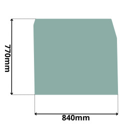 SZYBA PRZEDNIA CZOŁOWA DOOSAN BOBCAT (G-0054)