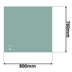 SZYBA GÓRNA PRZÓD YANMAR KOBELCO SK17SR-5 SK18 SK22 SK26 (G-0017)