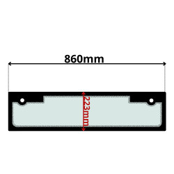 SZYBA DACHOWA VOLVO, PEL JOB (K-0008)-SITODRUK