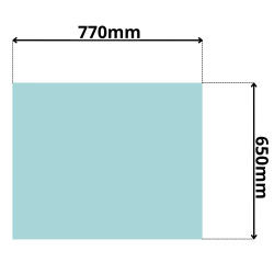 SZYBA DACHOWA CAT, JLG, DEUTZ-FAHR (0065Z)