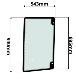 SZYBA PRAWA DRZWI BOMAG BW (K-0171)-SITODRUK