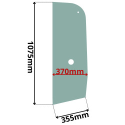SZYBA LEWA, PRAWA BOCZNA ZA DRZWIAMI GEHL, MANITOU (K-0053)