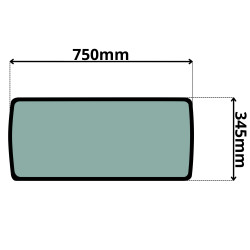 SZYBA DACHOWA BOBCAT (K-0014)-SITODRUK
